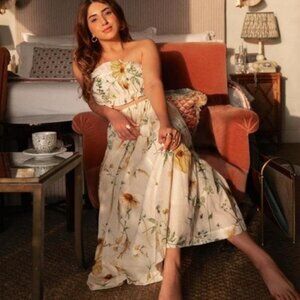 BLOGGER'S FAVE - Wildflower Set Floral Bandeau + Skirt H&M NWT